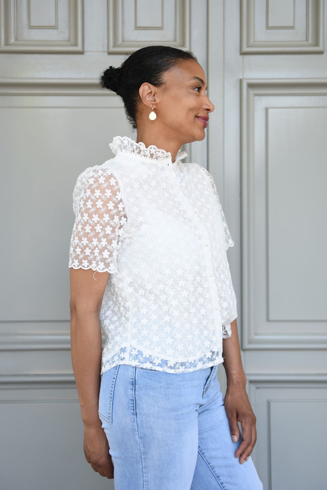 More Flowers Blouse