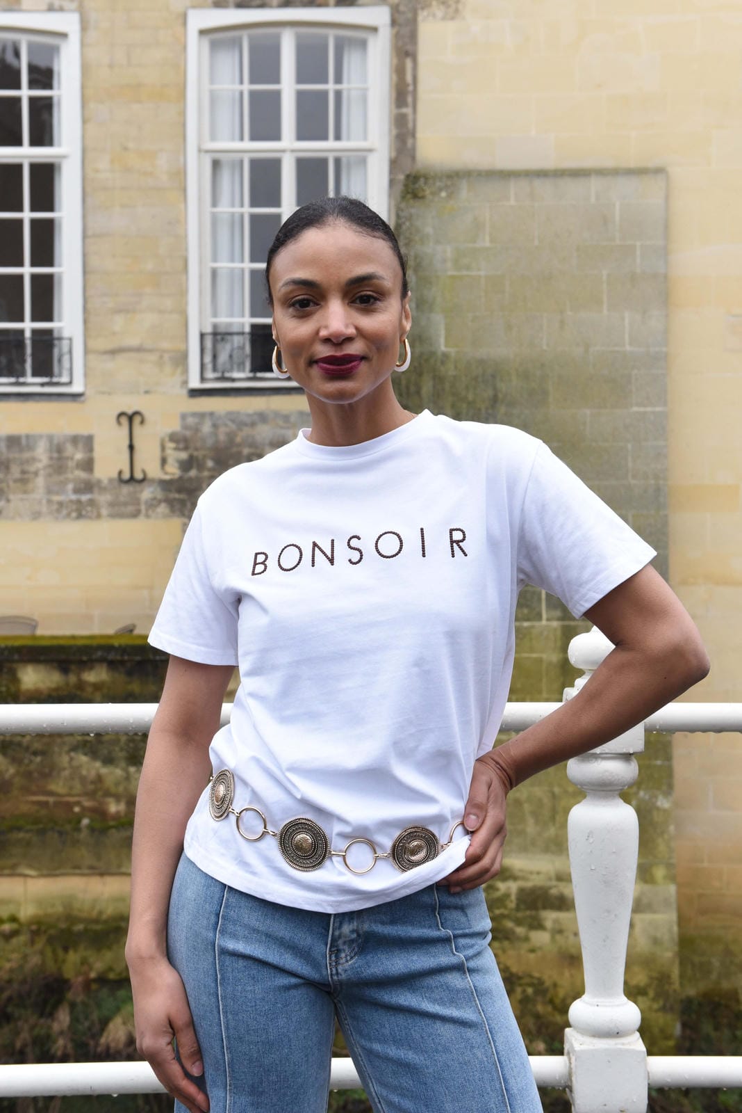 Bonsoir T-shirt, Sierlijke Heupriem