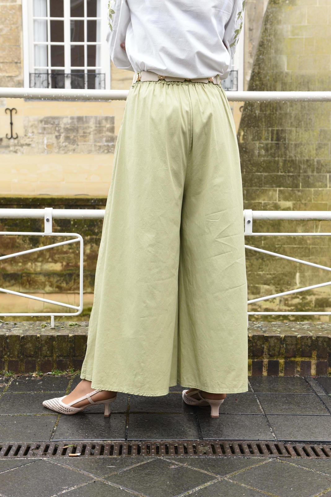 Wijdvallende broek in 2 kleuren