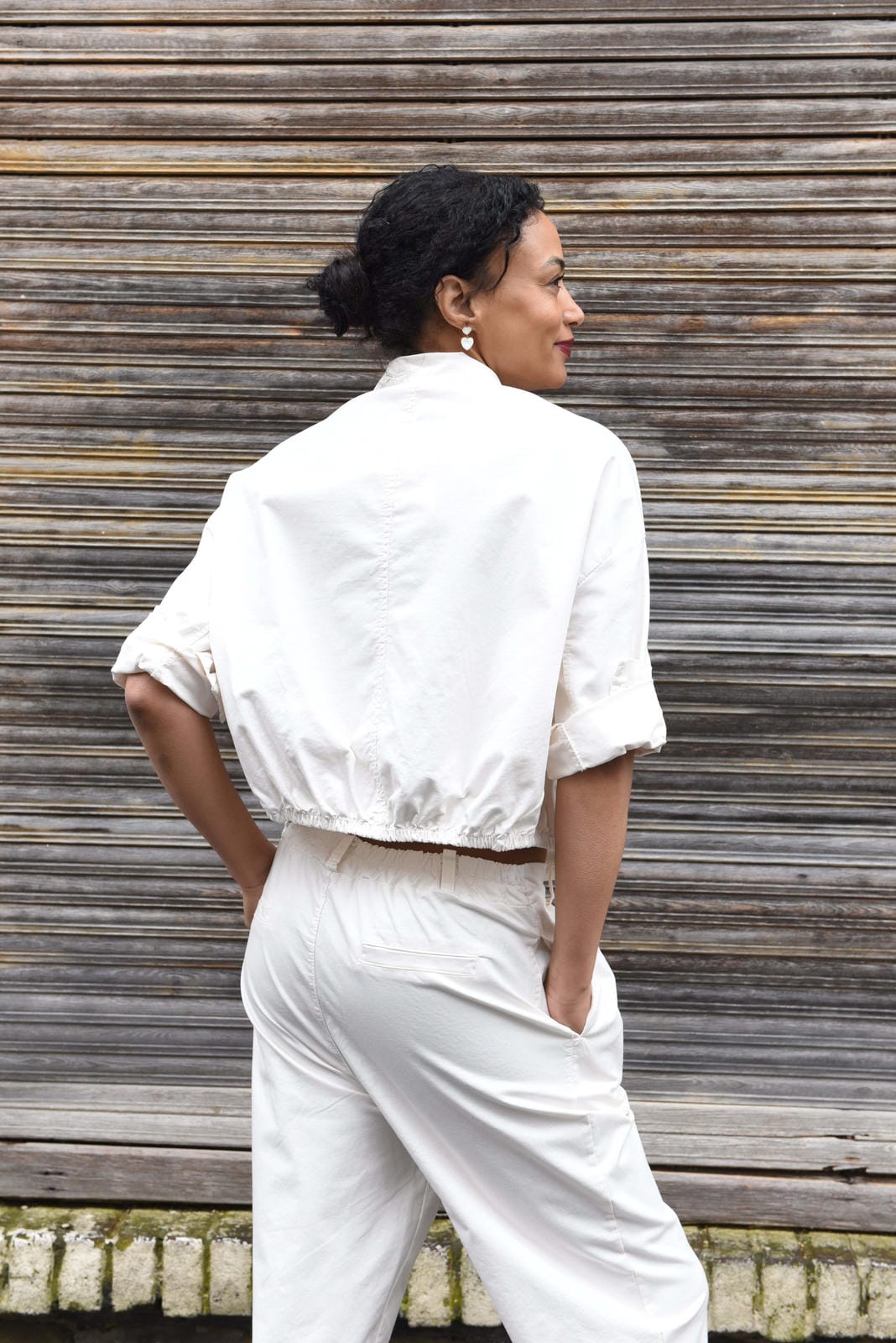 Mika Spijkerlook Blouse in 2 kleuren