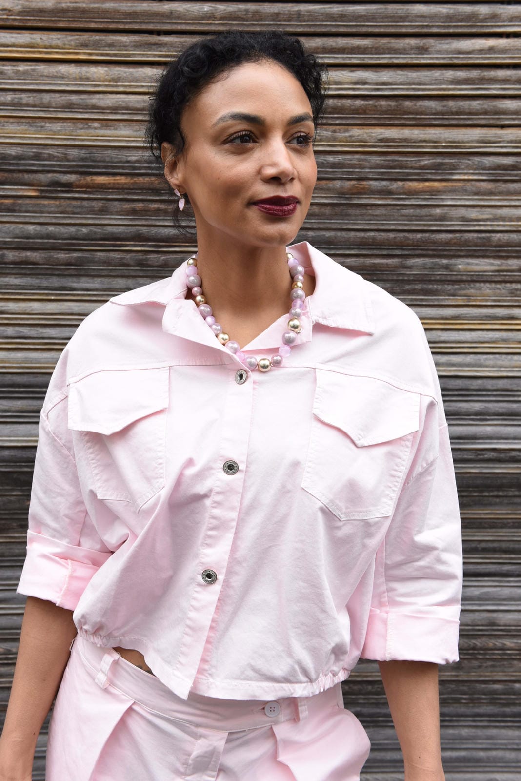 Mika Spijkerlook Blouse in 2 kleuren