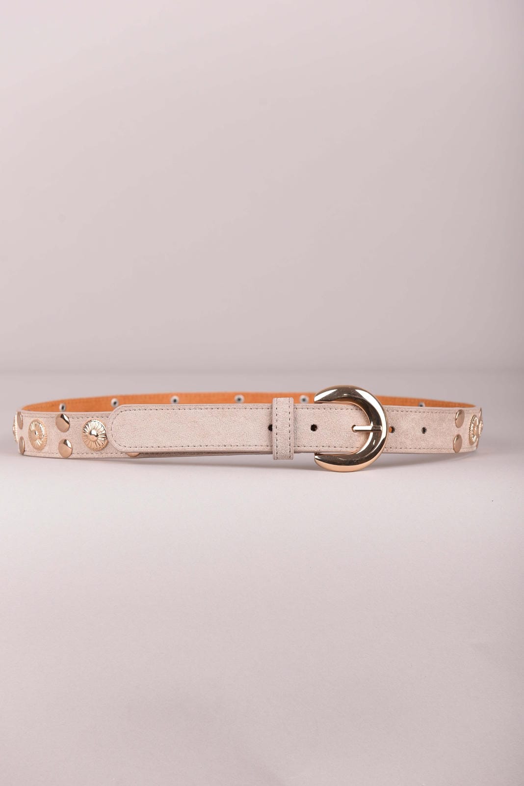 Nude Ceintuur met sierlijke studs