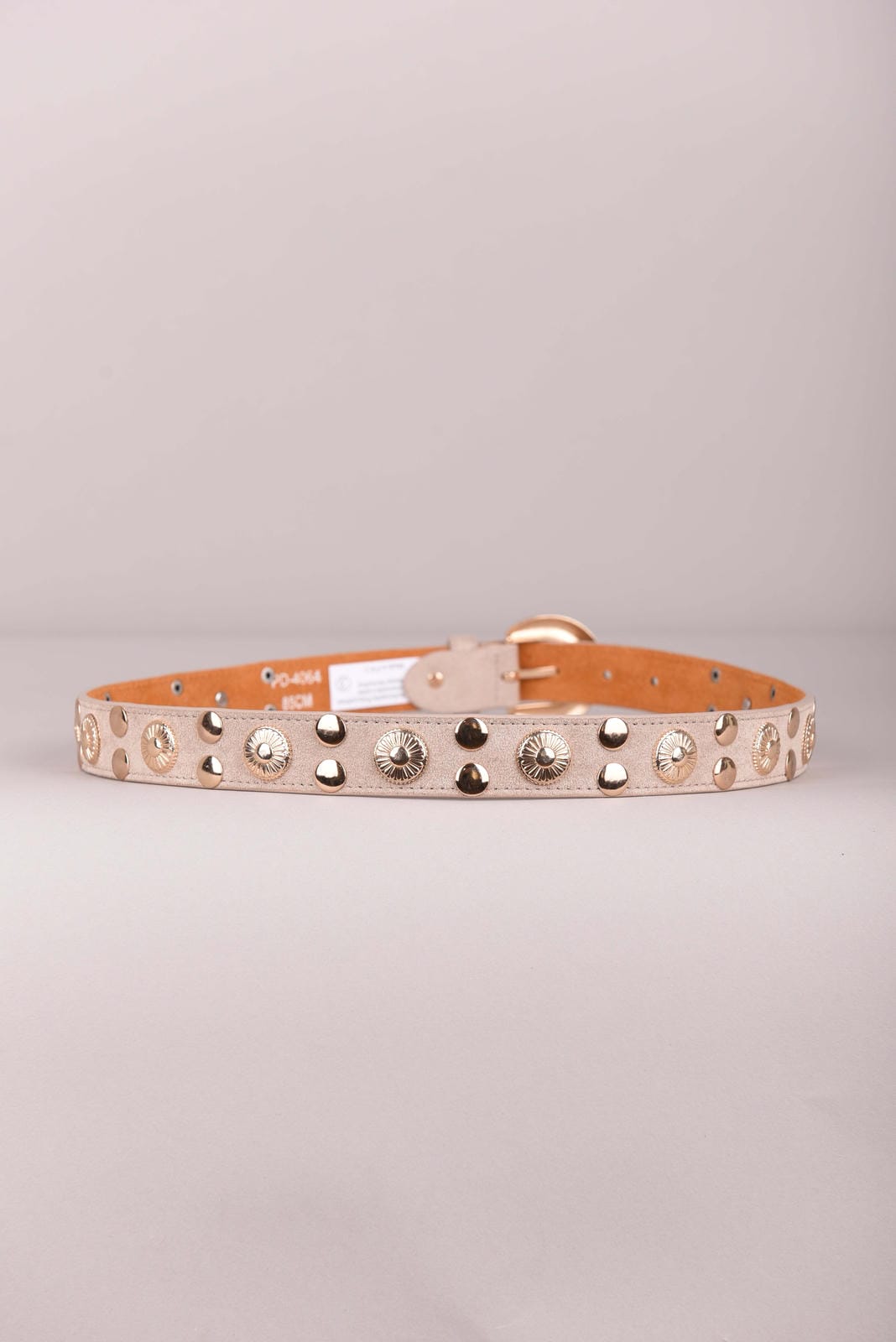 Nude Ceintuur met sierlijke studs