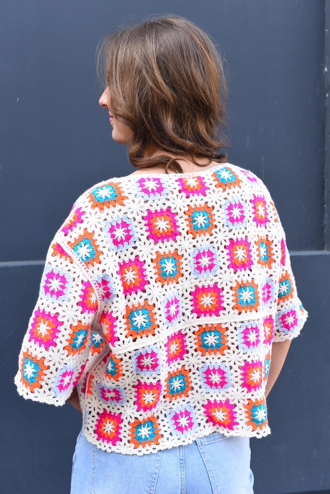 Miso top met korte mouwen