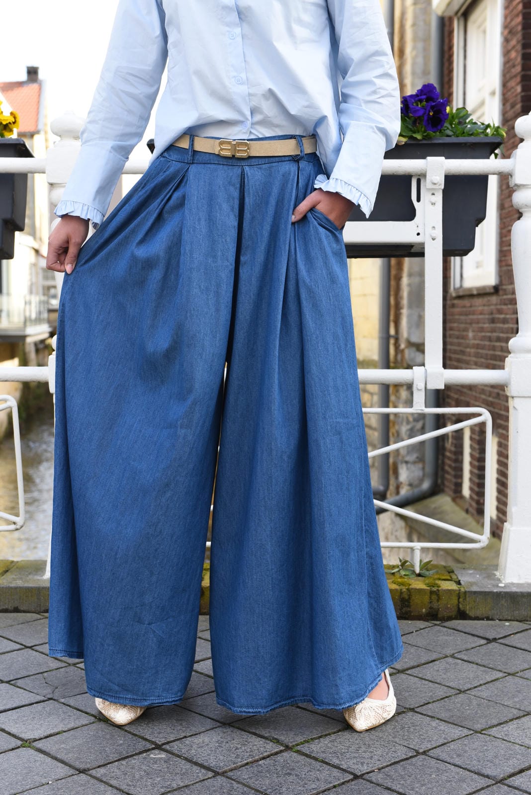 Wijdvallende Broek in 4 kleuren