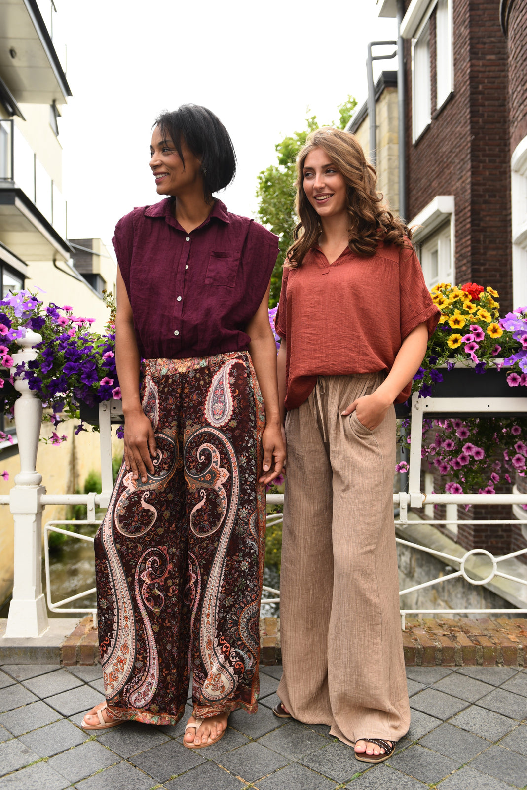 Mandarin Blouse in 3 kleuren