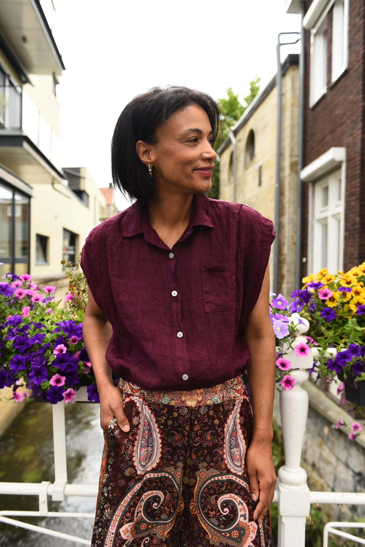 Masha Top in 6 kleuren 100% Linnen