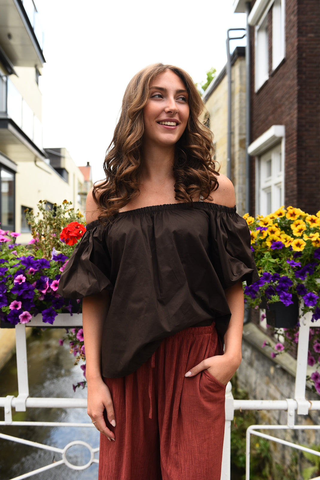 Marbella Top in 4 kleuren 100% Katoen