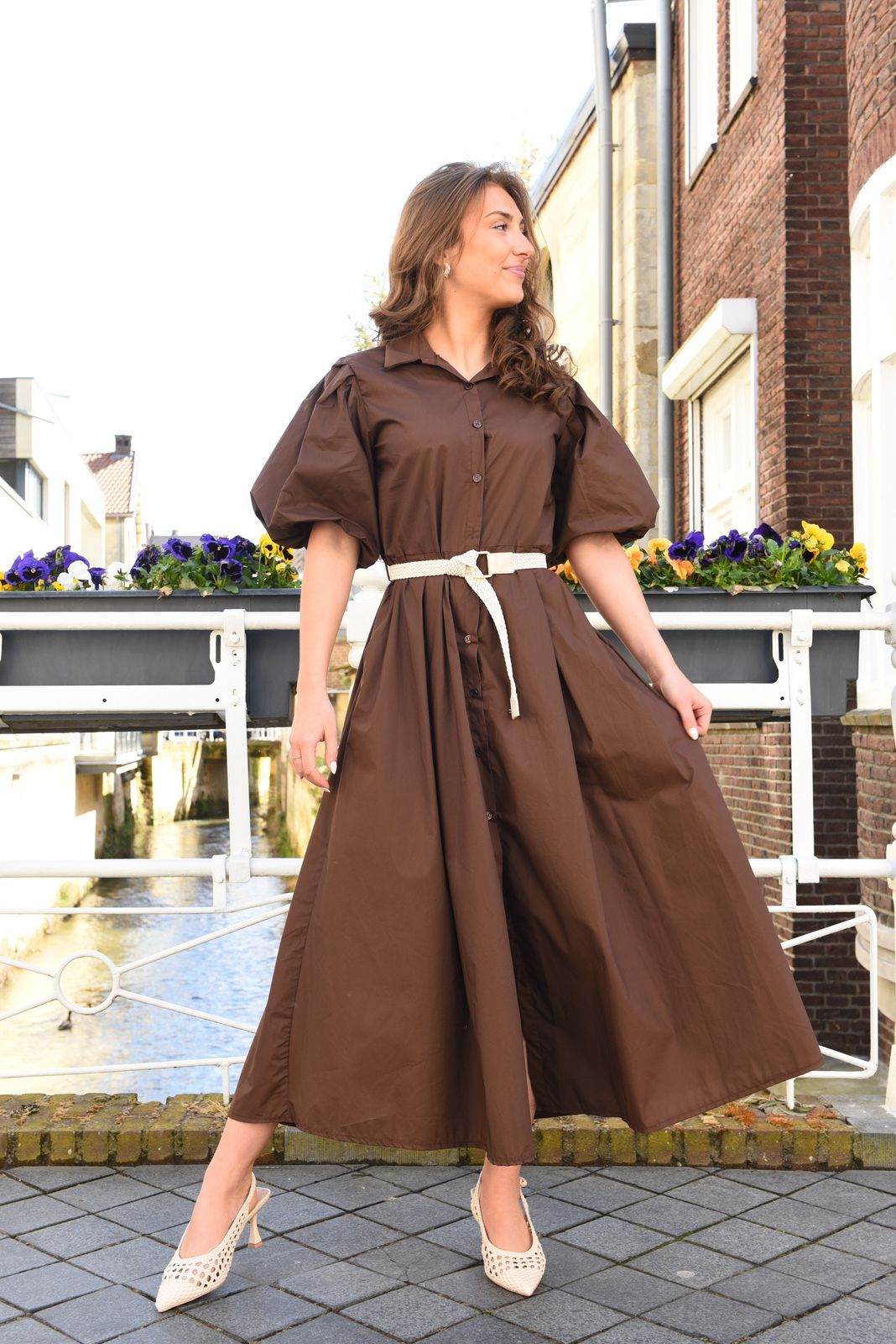 Danza Jurk 100% katoen in 3 kleuren