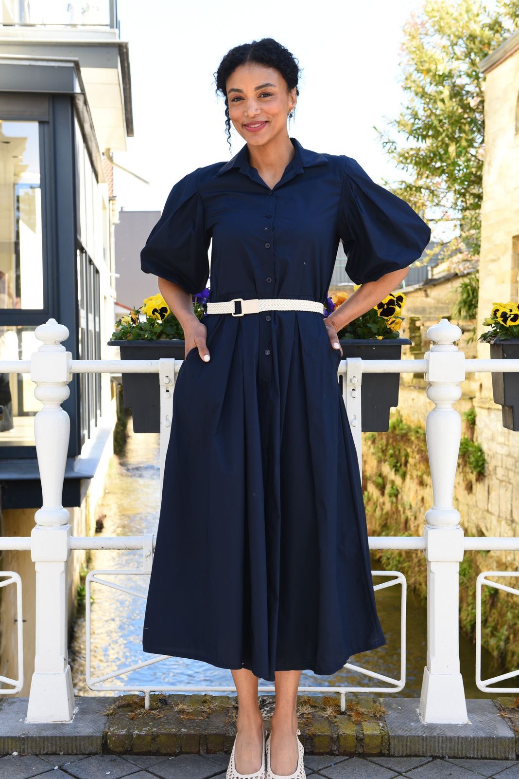 Danza Jurk 100% katoen in 3 kleuren