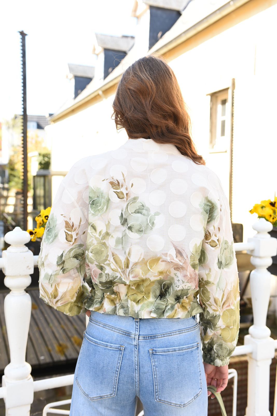 Garden Blouse met rits 100% Katoen
