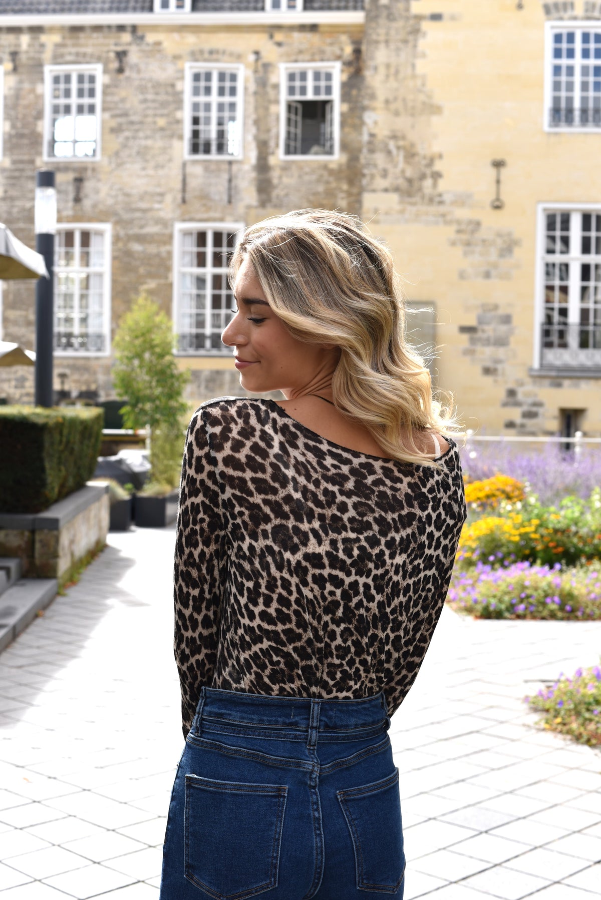 Sofia truitje in 2 kleuren panterprint