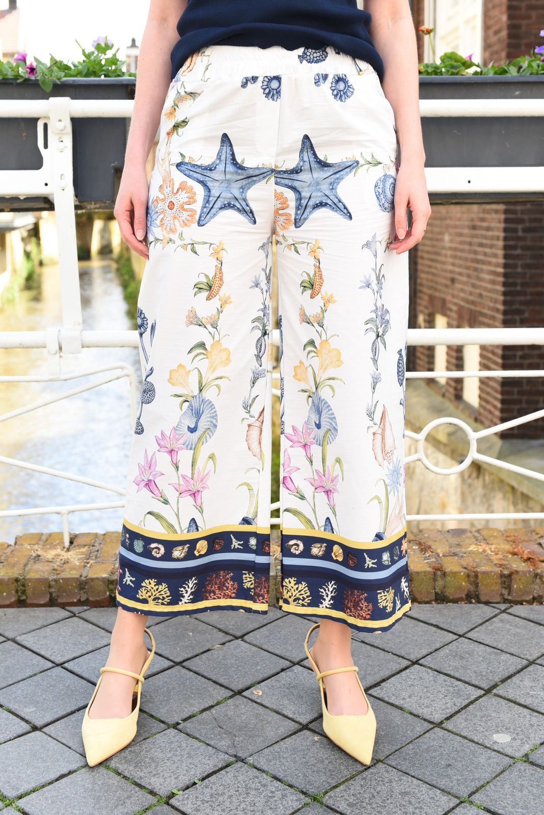 Sea Breeze Broek in 2 kleuren 100% Katoen