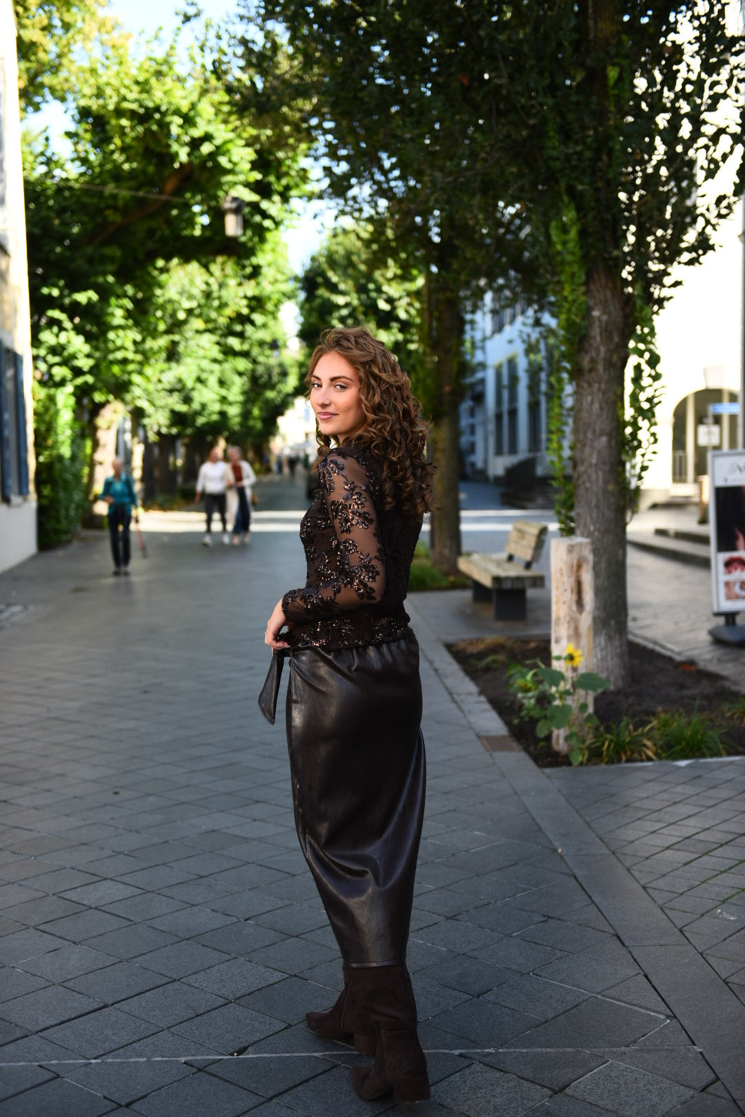 Marilza Leather Rok