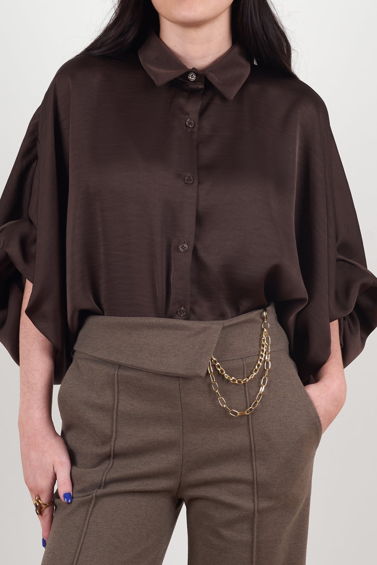 Marcia Satin Blouse