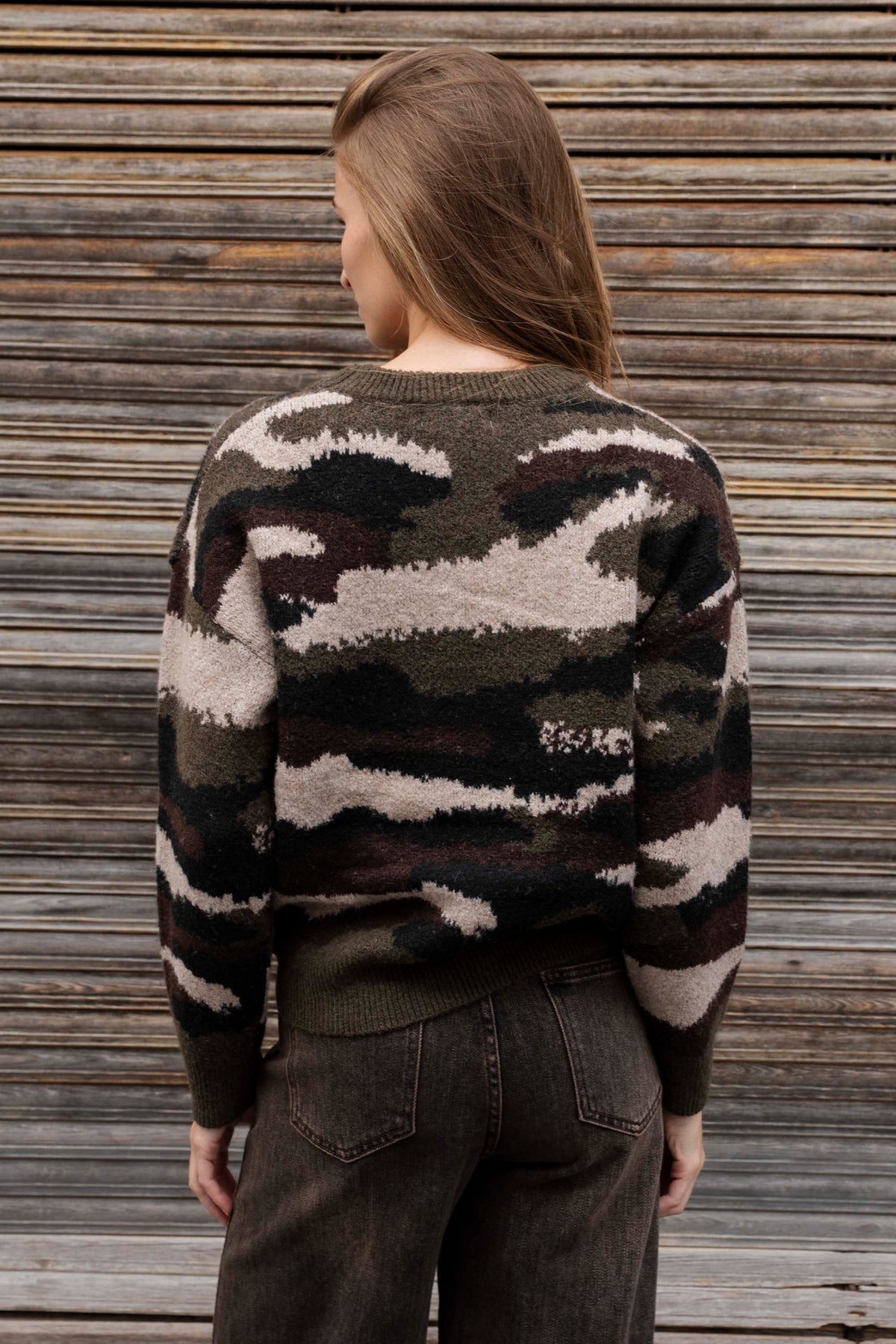 Orlienne Camouflage Trui