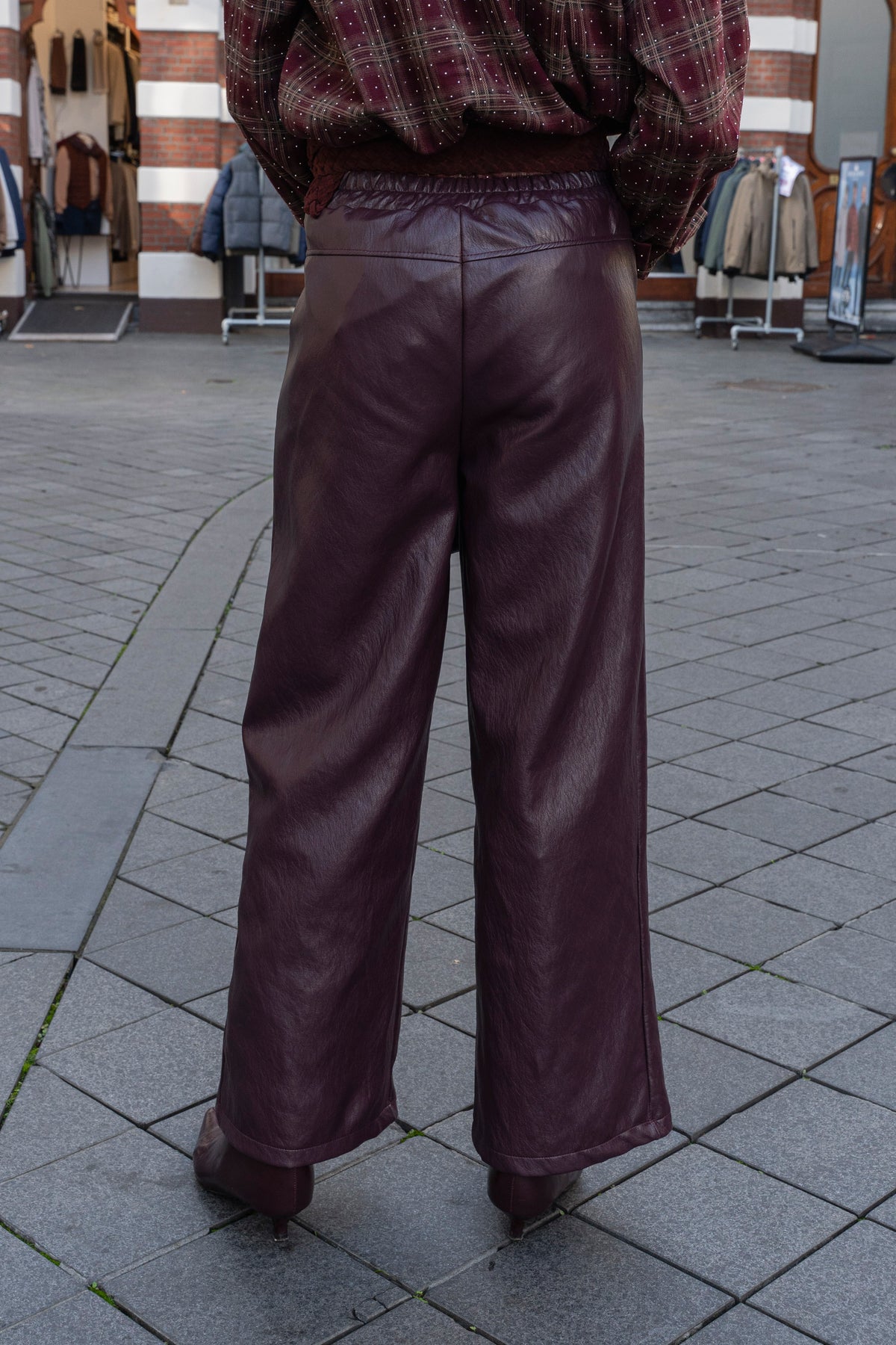 Zora Leather Broek in 2 kleuren