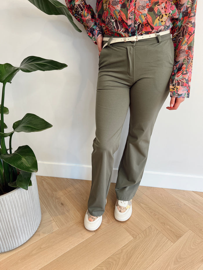 Olive pantalon
