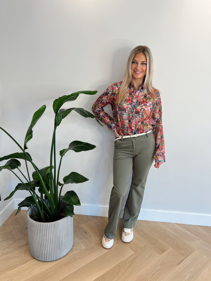 Olive pantalon