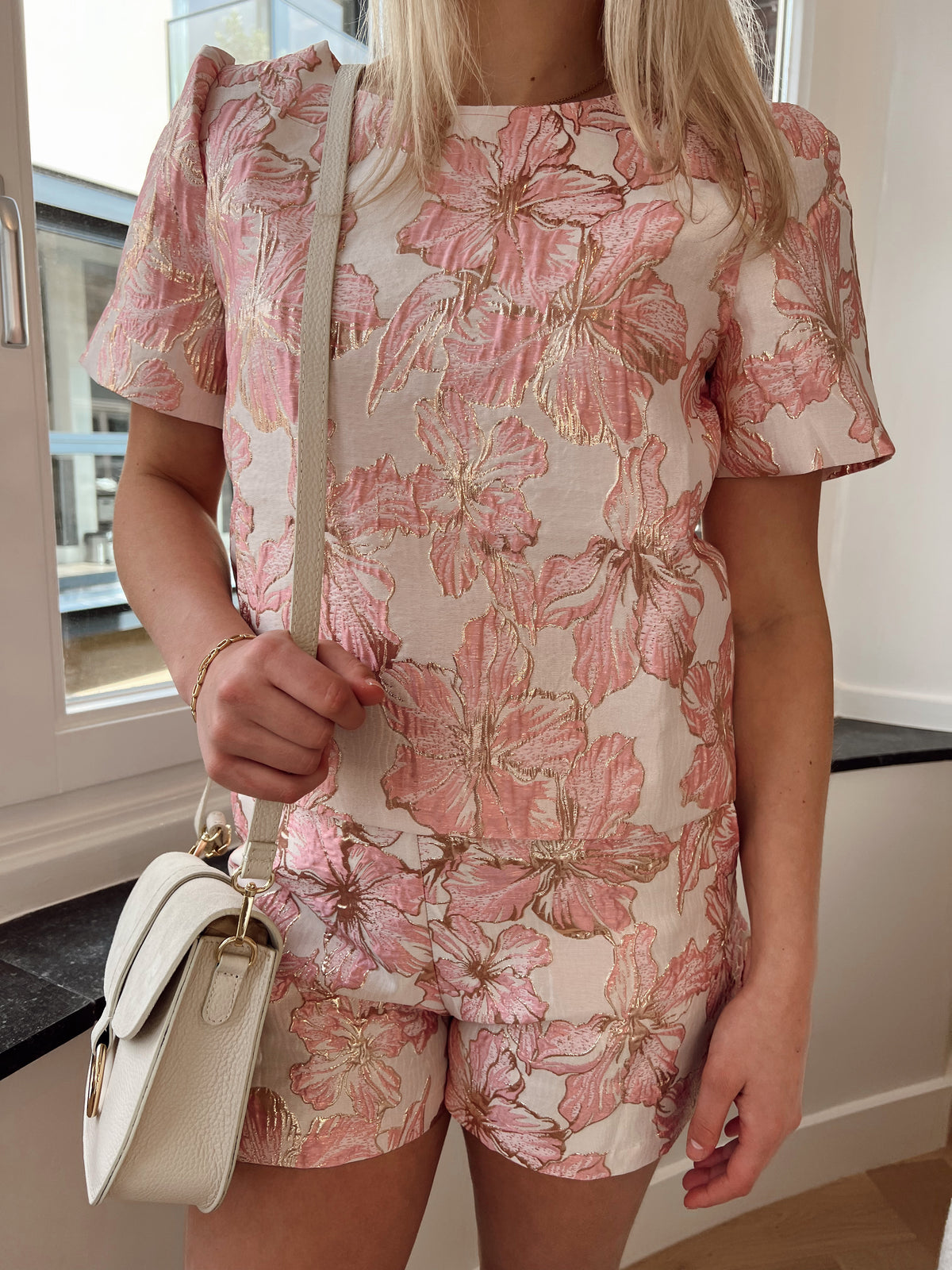 Pink Flower t shirt
