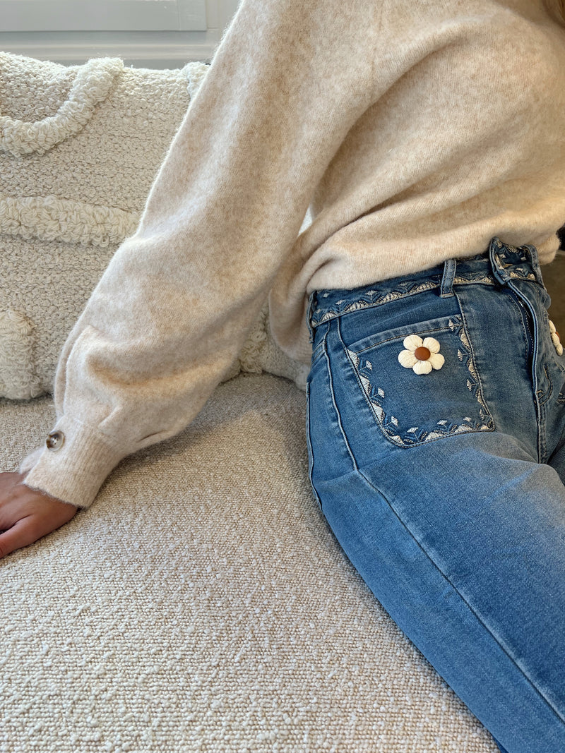 Cropped jeans