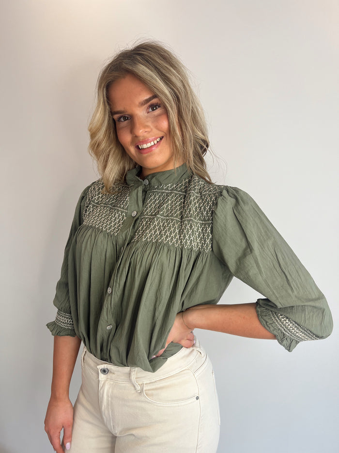 Blouse verde