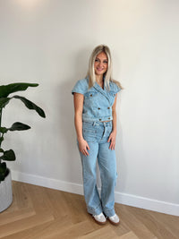 Straight denim
