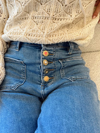 Ocean blue jeans