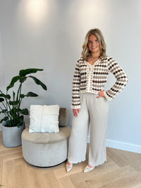 Ribbed sand pants