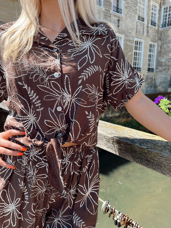 Mocha blouse