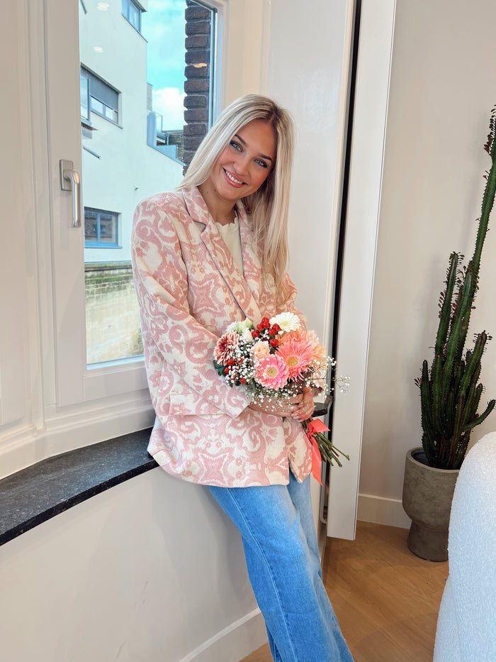 Pink blazer