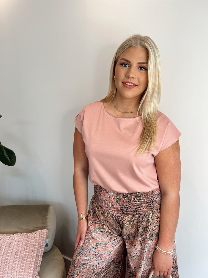 Soft rose top