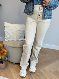 Beige jeans