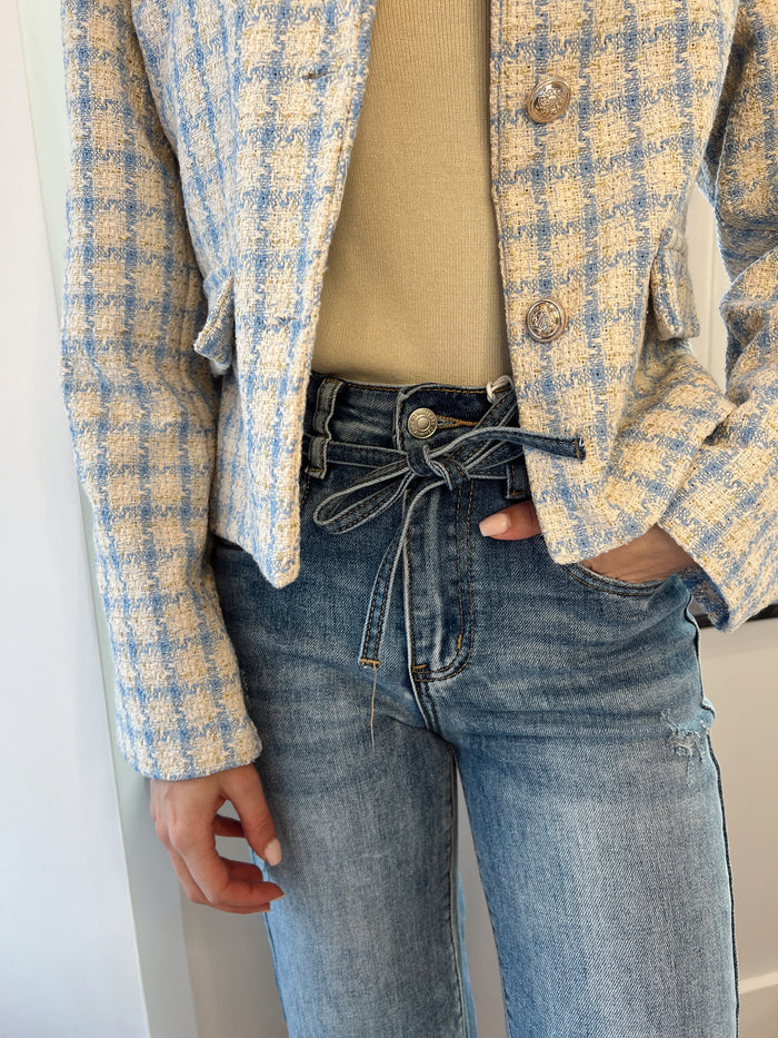 Laced jeans
