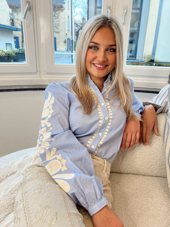 Blouse blue