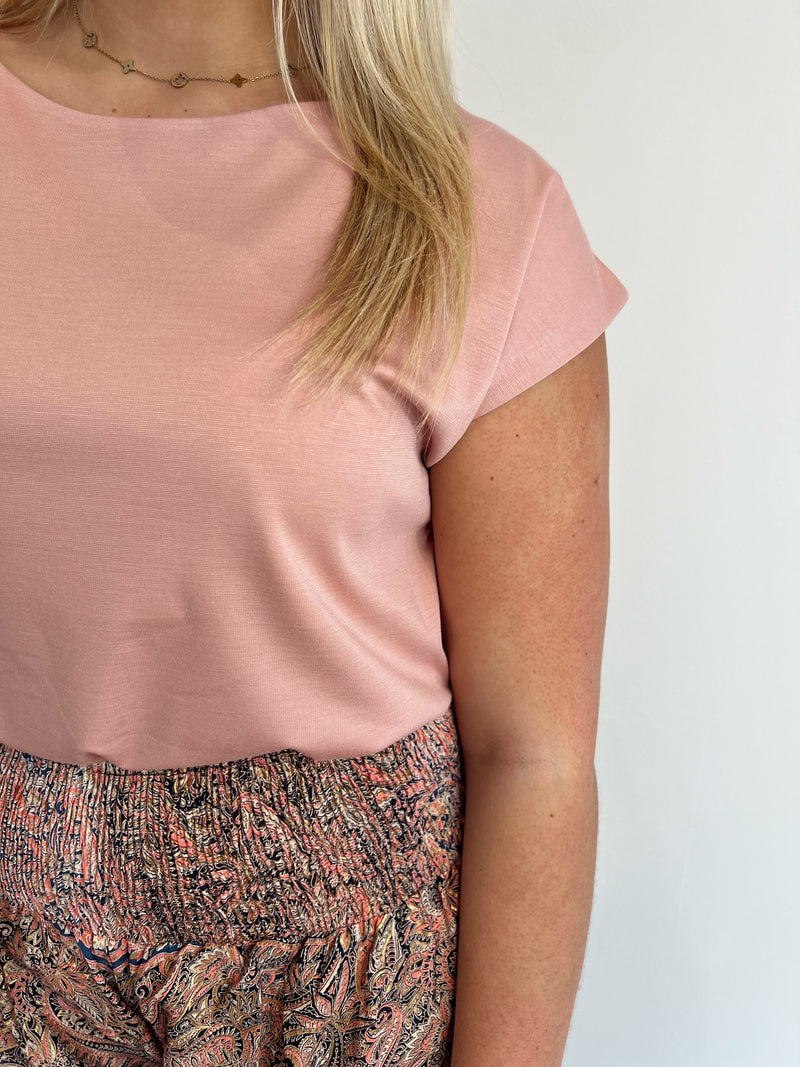 Soft rose top