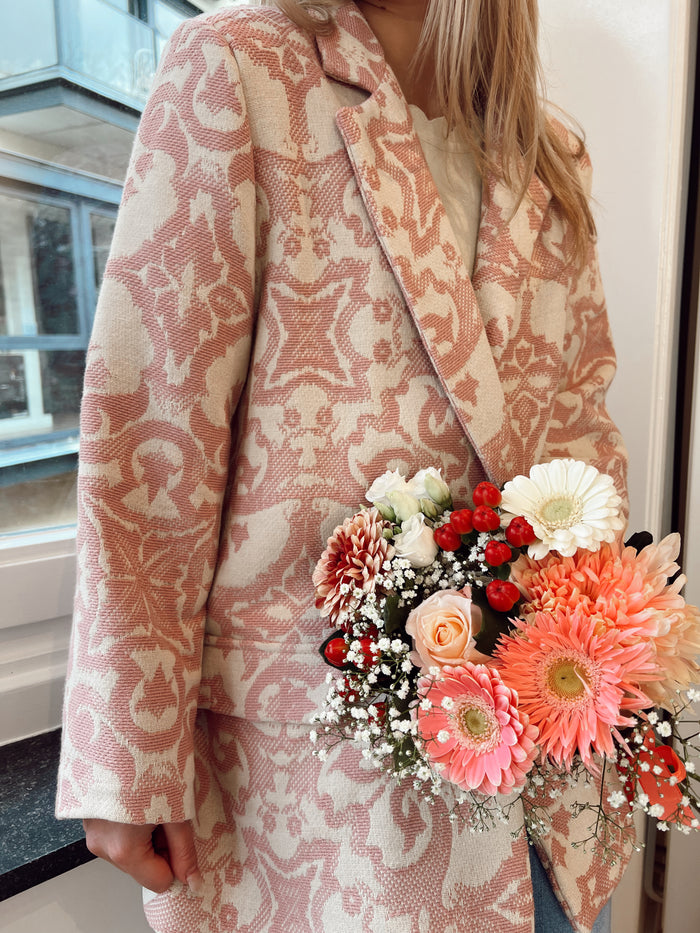 Pink blazer