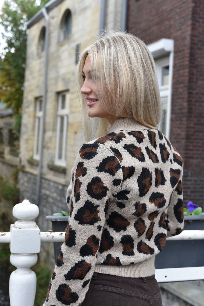 Leopard trui