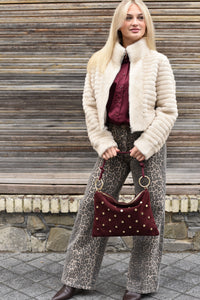 Mandarine Faux Fur jas beige outfit inspiratie