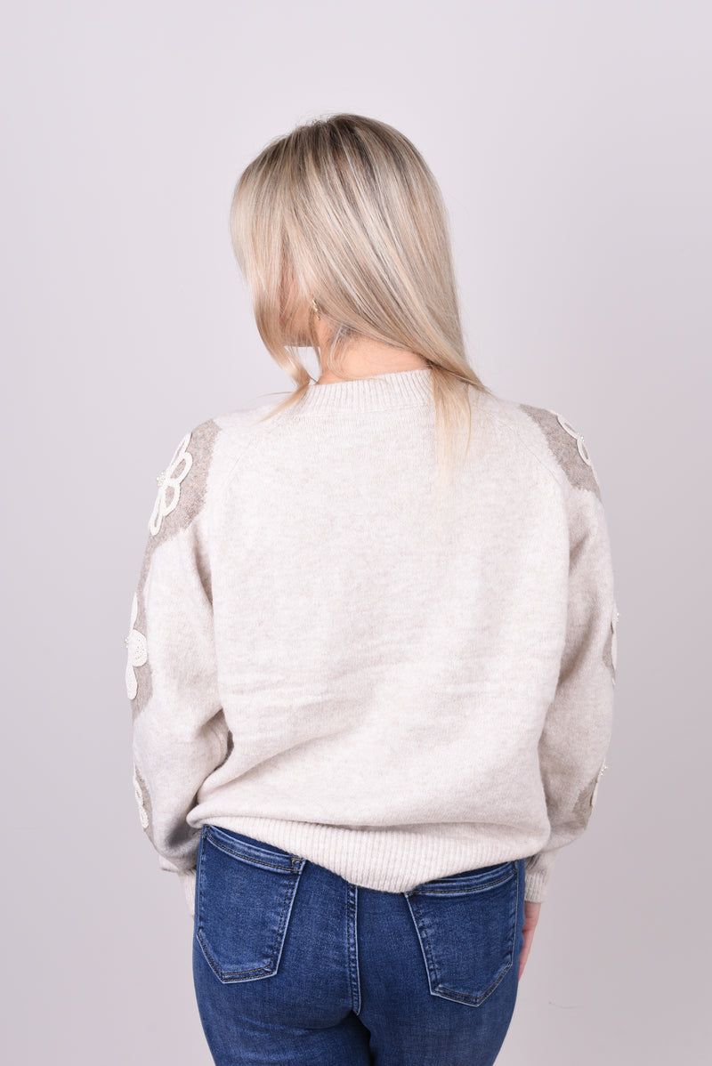 Flower trui in 2 kleuren