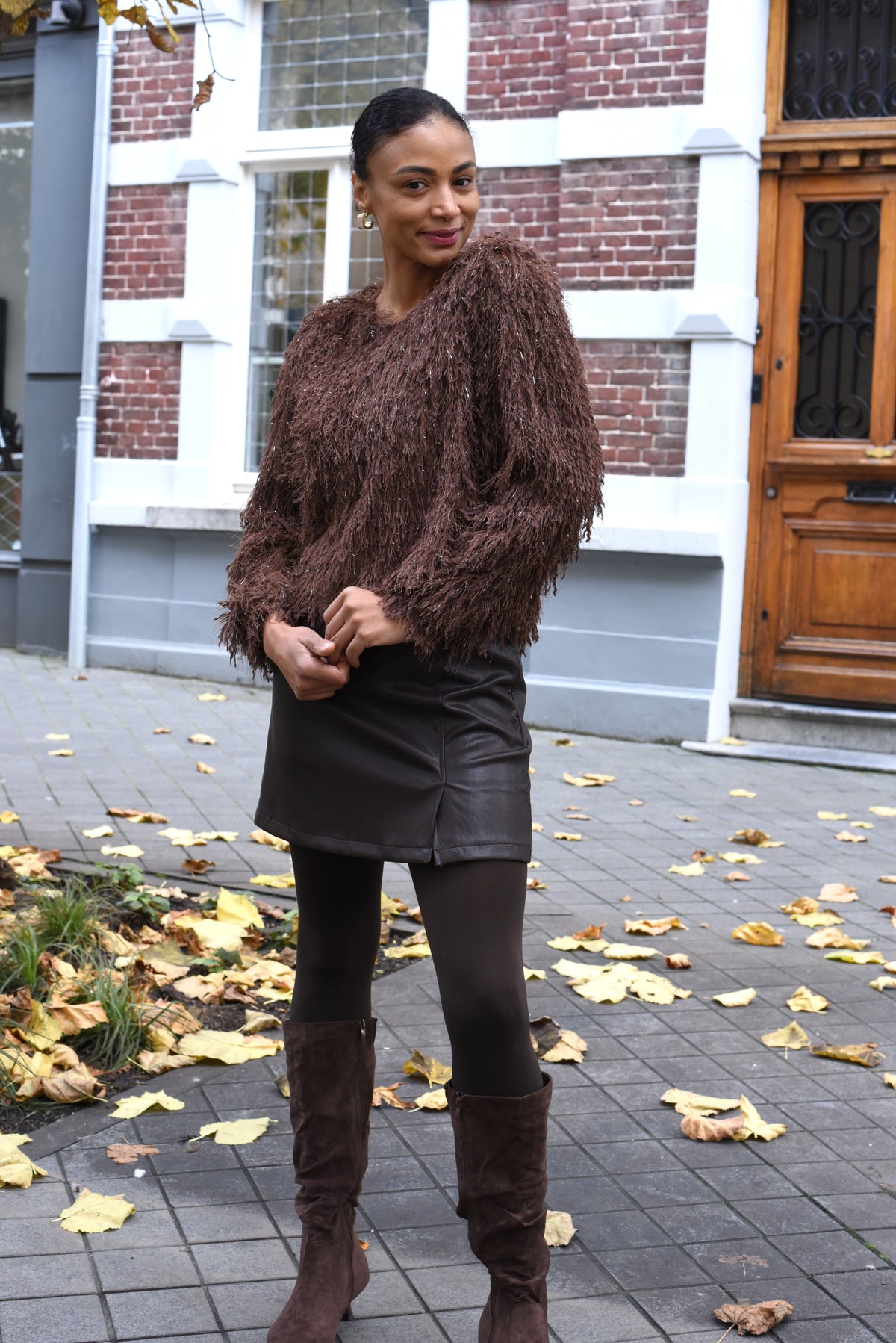 Pauw trui stijlinspiratie