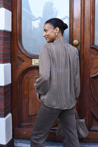 Simone blouse met print