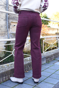 Folyrose jeans bordeaux