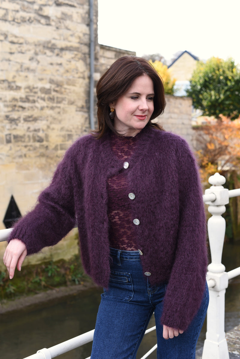 Misty vest aubergine