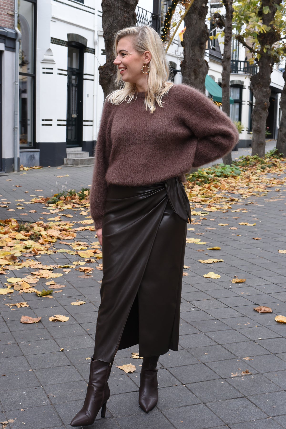 Kid mohair trui stijlinspiratie