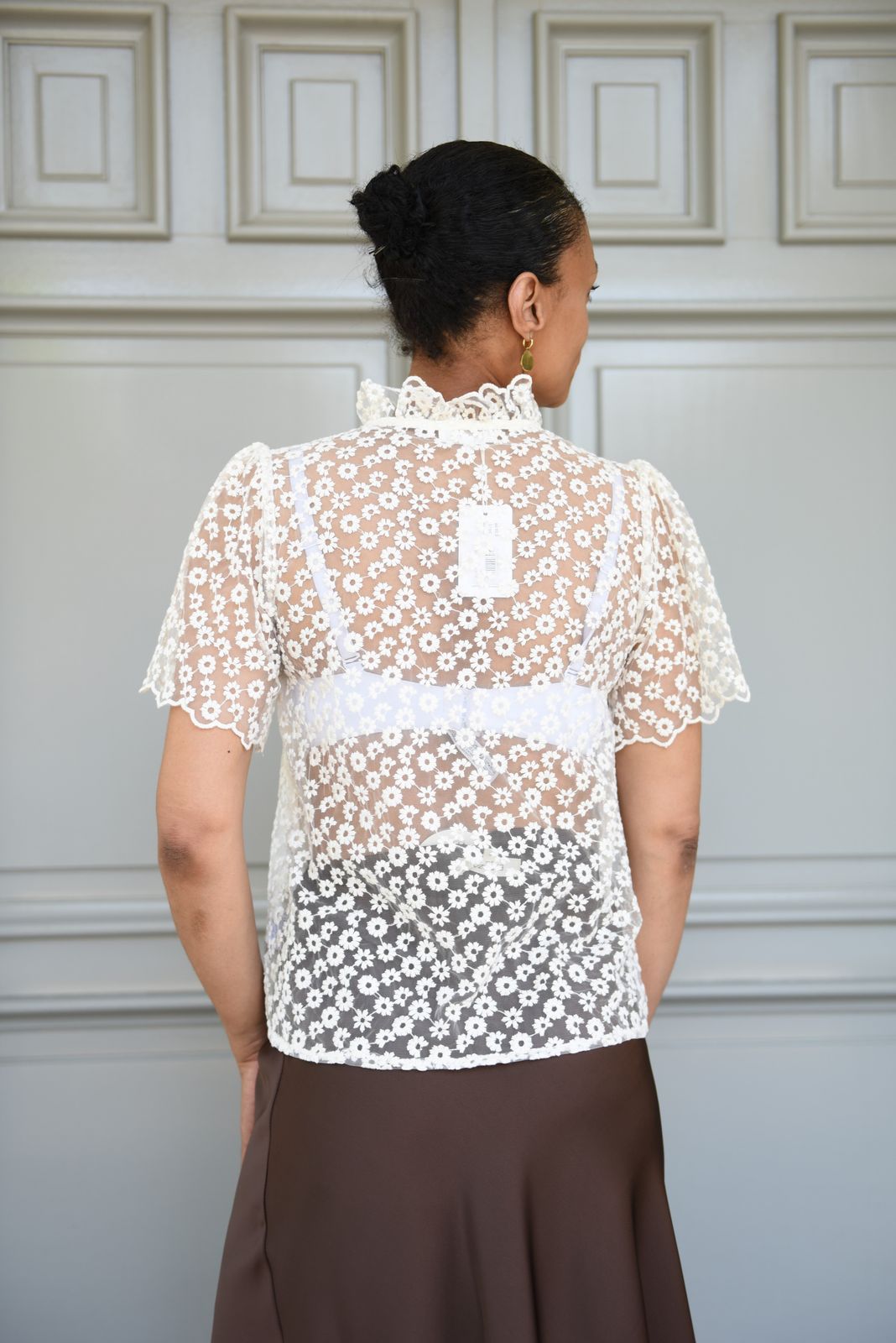More Flowers V Blouse