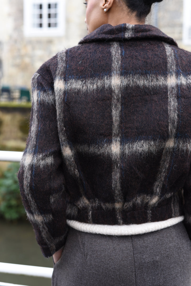 Café jas donkerbruin