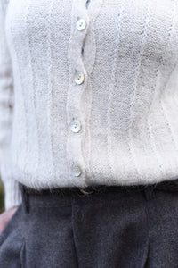 Andro Kid Mohair vest Beige