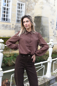 Suzy blouse bruin