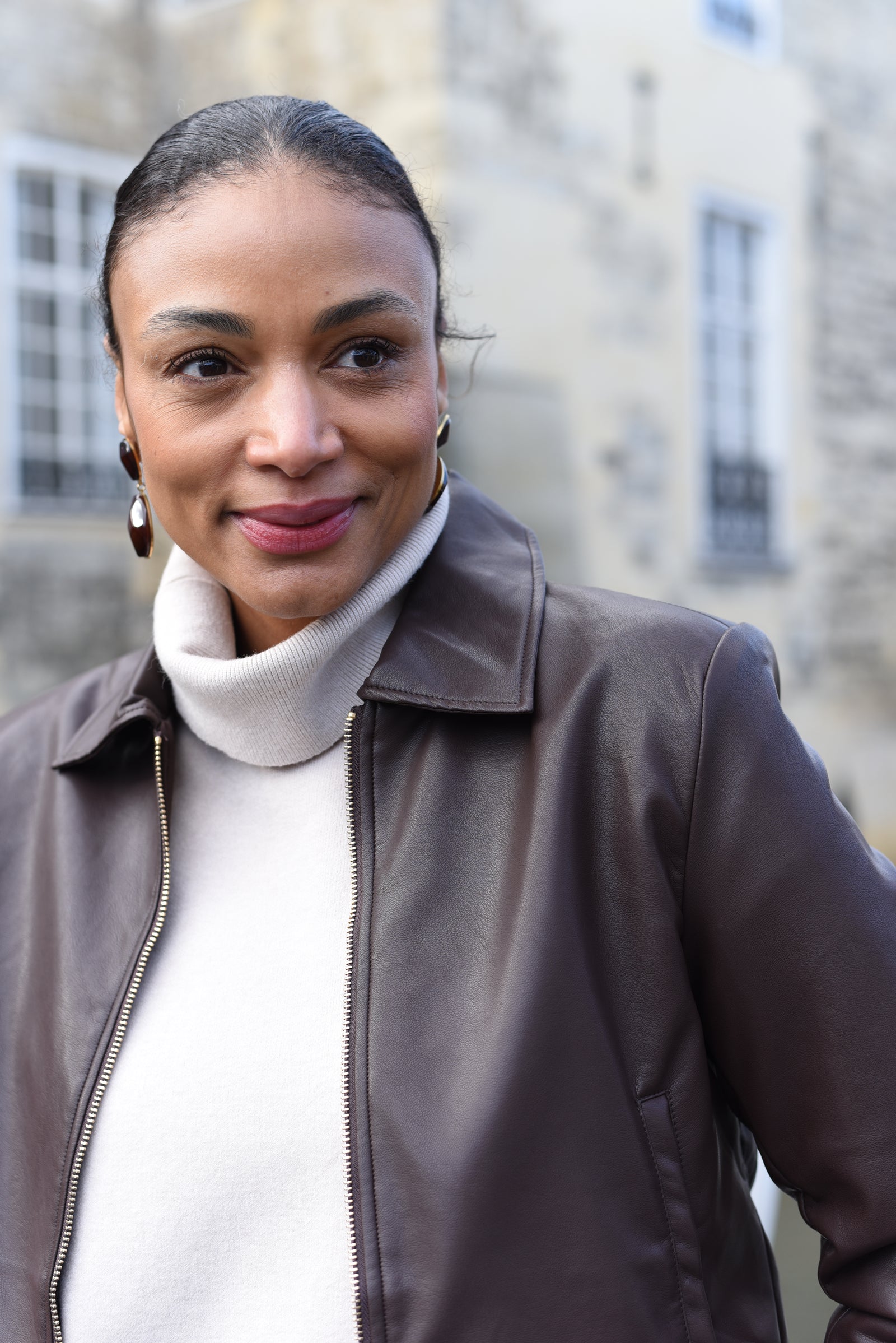 Copi jas donkerbruin